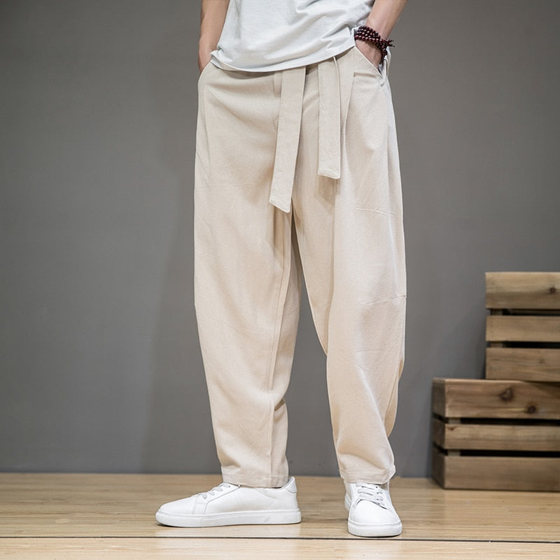 Spring Cotton Linen Pants - JELESACK