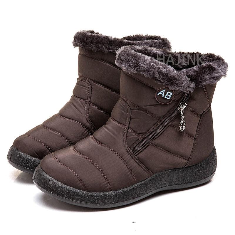 Women's Waterproof Snow Boots For Winter - JELESACK