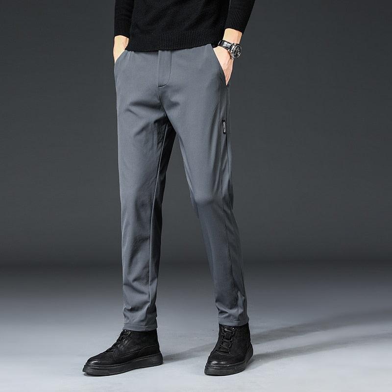 Slim Fit Elastic Trousers - JELESACK