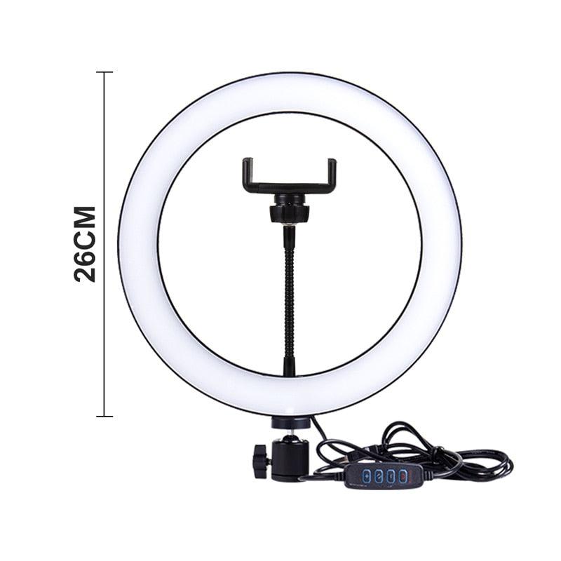 Tripod Stand Ring Light For Videos - JELESACK