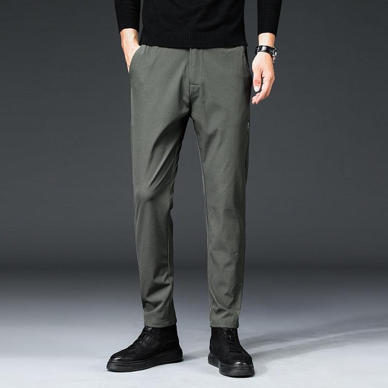 Slim Fit Elastic Trousers - JELESACK