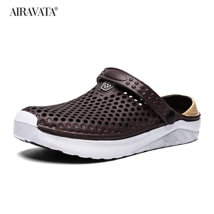 Unisex Summer Beach Clogs/Crocs Flat Anti-Slip Flip Flops. - JELESACK