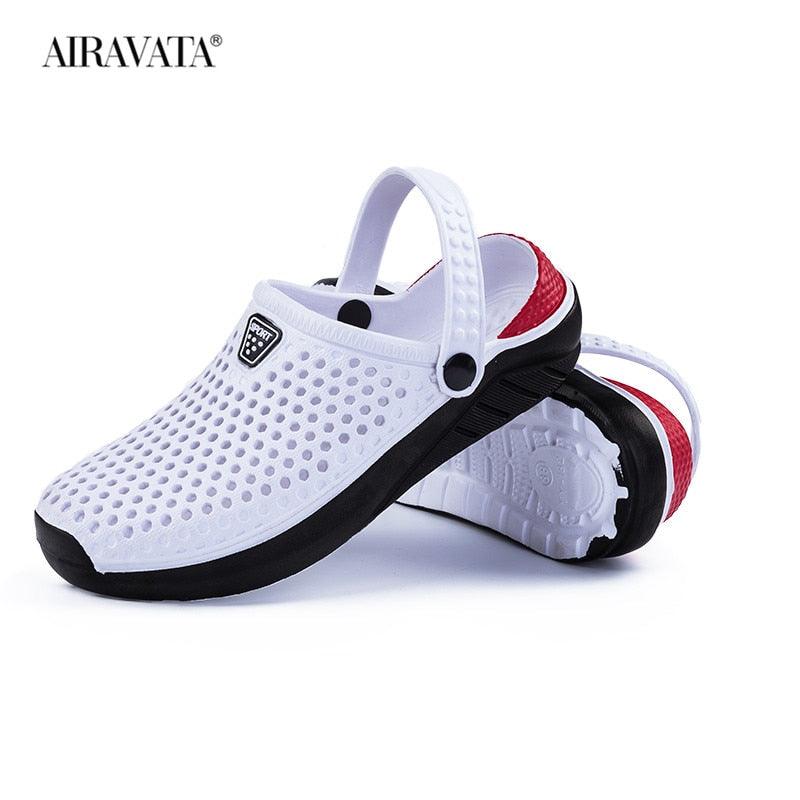 Unisex Summer Beach Clogs/Crocs Flat Anti-Slip Flip Flops. - JELESACK